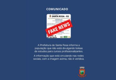 Comunicado: Fake News Cursos Gratuitos