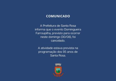 Comunicado – Domingueira Farroupilha Comunicado – Domingueira Farroupilha
