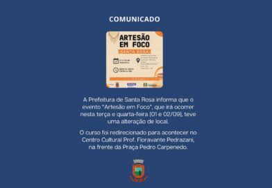 Comunicado: Artesão em Foco Comunicado: Artesão em Foco