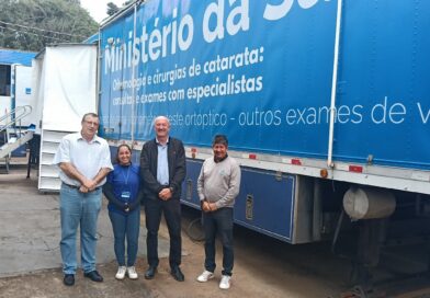 Carretas oftalmológicas iniciam atendimentos em Santa Rosa com mais de 3,2 mil procedimentos previstos