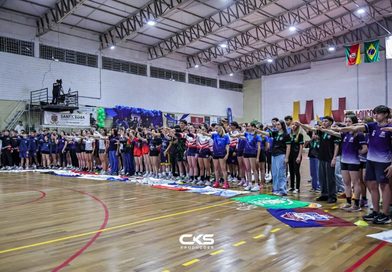 Jogos Estudantis 2026 têm abertura oficial com ginásio lotado em Santa Rosa Jogos Estudantis 2026 têm abertura oficial com ginásio lotado em Santa Rosa