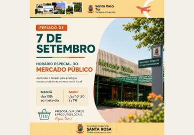Confira o horário especial do Mercado Público no feriado de 7 de Setembro Confira o horário especial do Mercado Público no feriado de 7 de Setembro
