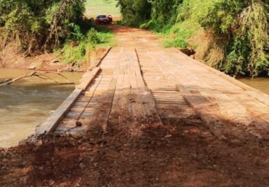 Ponte entre Santa Rosa e Três de Maio é recuperada Ponte entre Santa Rosa e Três de Maio é recuperada