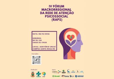 Fórum Macrorregional da Rede de Atenção Psicossocial será realizado na próxima quinta-feira em Santa Rosa Fórum Macrorregional da Rede de Atenção Psicossocial será realizado na próxima quinta-feira em Santa Rosa